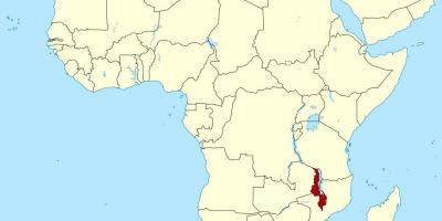 નકશો માલાવી સ્થાન નકશો આફ્રિકા